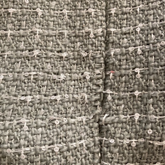 Express short green & white blazer, faux pockets size Medium - Picture 10 of 15